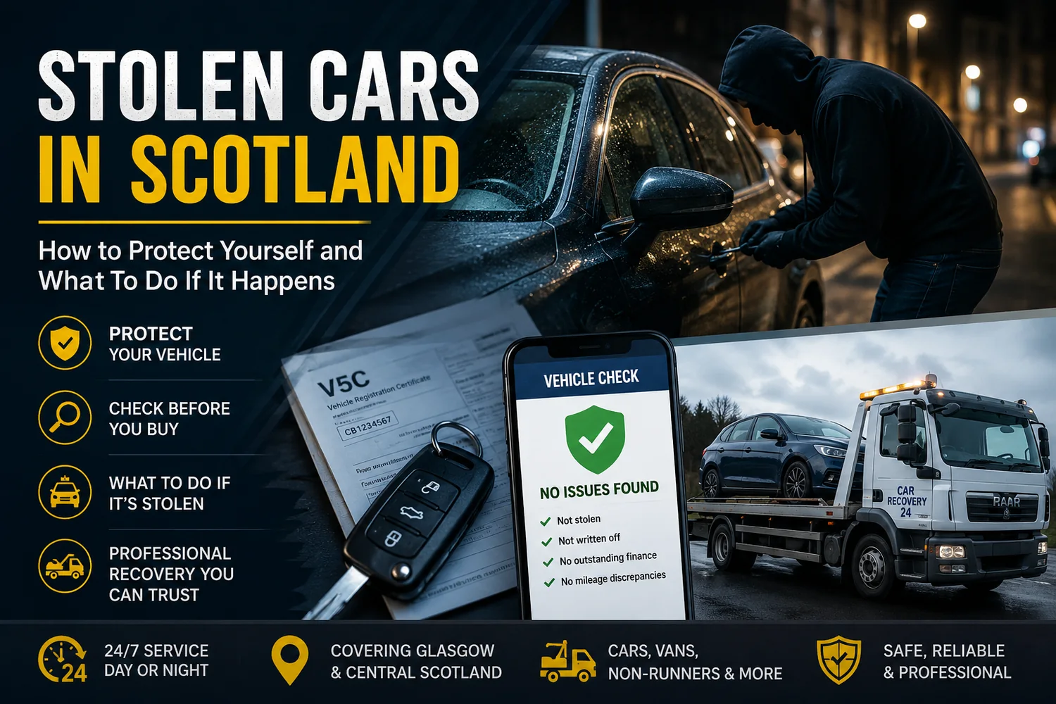 Stolen Cars in Scotland: How to Protect Yourself and What To Do If It Happens